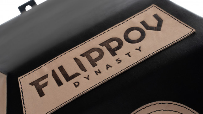 Боксерская подушка Г-образная FILIPPOV 84/45, кожа