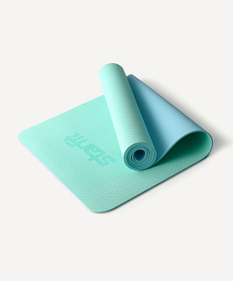 Коврик для йоги и фитнеса STARFIT FM-201, TPE, 183x61x0,6 см
