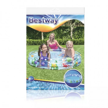 Детский надувной бассейн "Подводный мир" Bestway 51004 BW, 152х30см, 282л, от 2 лет