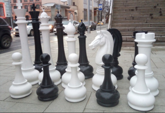 Фигуры шахматные гигантские СУПЕРБОЛЬШИЕ (король 125 см)