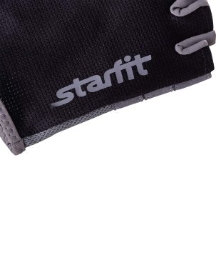 Перчатки для фитнеса Starfit SU-127 черный/серый