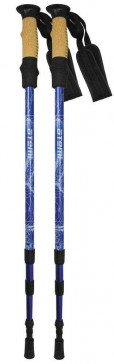 Треккинговые палки Atemi телескоп., 18/16/14 мм, twist lock, antishok, р. 65-135 см, ATP-05 blue