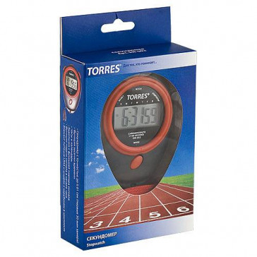 Секундомер Torres Stopwatch SW-002, черно-красный