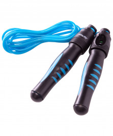 Скакалка StarFit RP-102 ПВХ, со счетчиком, синяя/черная, 3 м