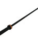 Гриф для штанги ZSO BLACK, D-50, L2200, гладкая втулка, до 500 кг, замки-пружины