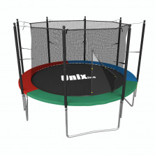 Батут UNIX line Simple 6 ft цветной (внутренняя защитная сеть)