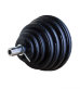 Диск обрезиненный ZSO черный 3 HANDLE D-51, 10 кг