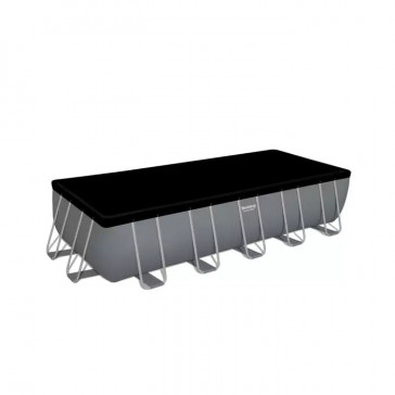 Каркасный бассейн Power Steel Bestway 5611Z BW, 640х274х132см, 19281л, фил.-насос 5678л/ч, лестница, тент, попл.-доз.