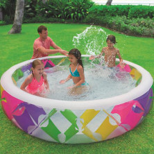Надувной бассейн INTEX OCEAN REEF POOL 56494 229х56 см, 772л