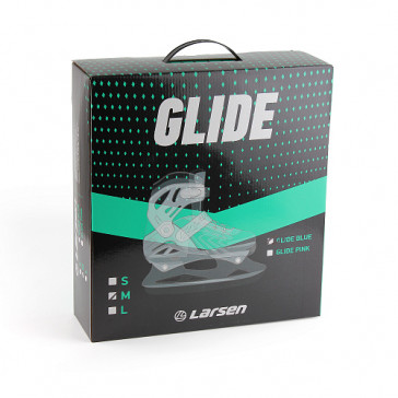 Коньки ледовые раздвижные Larsen Glide Blue/Green