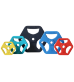 Диск Starfit BB-205 обрезиненный цветной с хватами d=26 мм (10 кг)