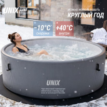 Надувной SPA-бассейн UNIX Line Thermal 180х65 см, 1000л, аэромассаж