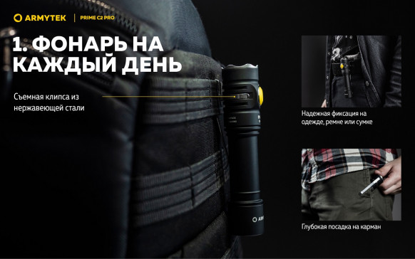 Фонарь кемпинговый Armytek Prime C2 Pro Magnet USB