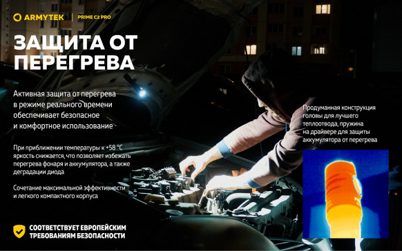Фонарь кемпинговый Armytek Prime C2 Pro Magnet USB