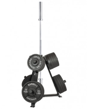 Стойка треугольная для дисков и грифа (51 мм) VictoryFit VF-D4015