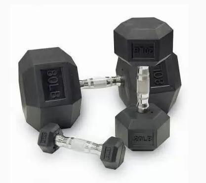 Набор гантелей гексагональных обрезиненных BODY SOLID SDRK1-35 кг, 20 пар