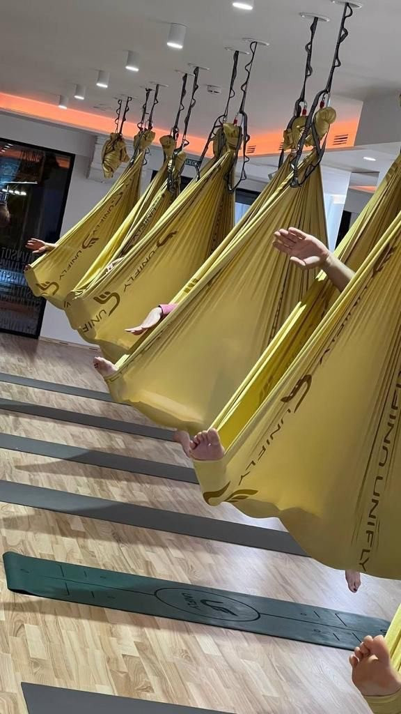 Гамак с функциональной разметкой Unifly (золото/ серебро)