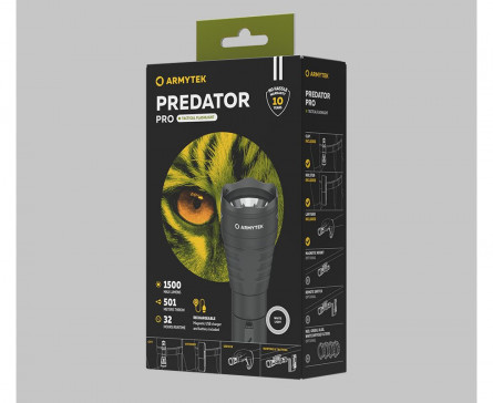 Фонарь тактический Armytek Predator Pro Magnet USB