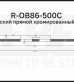 Гриф прямой хромированный 86" до 226 кг REBEL