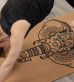 Коврик для йоги MYGA Yoga Mat Cork Elephant XL (пробка)