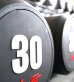 Набор обрезиненных гантелей Aerofit AFDB2,5-25 (10 пар)