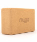 Блок для йоги MYGA Cork Eco Brick Block (пробка)