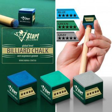Мел Startbilliards 5 звезд (12шт)